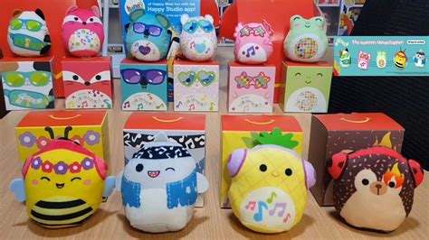 Mcdonald S Happy Meal Squishmallows Unboxing Youtube