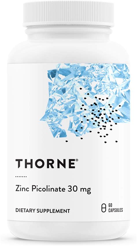 Amazon Thorne Zinc Picolinate 30 Mg Well Absorbed Zinc