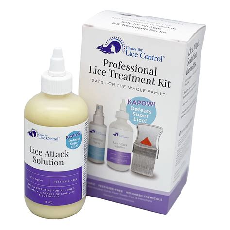 KAPOW! Professional Lice Treatment Kit - Safe & Non-Toxic | Defeat Lice