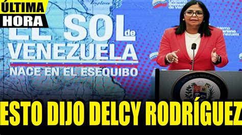 Esta RIDICULÉS Dijo Delcy Rodriguez ENTÉRATE YouTube