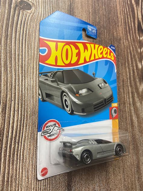Hot Wheels Nib Grey Bugatti Eb Ss Hot Wheels Hw Turbo Etsy
