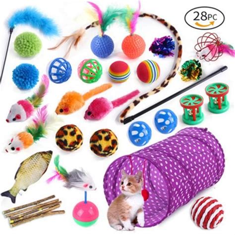 Jouets Pour Chats Multicolor Jouet Chat Plume Jouet Souris Cadeau No L