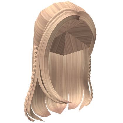 Sleek Euphoric Half Up W Braids Blonde Roblox