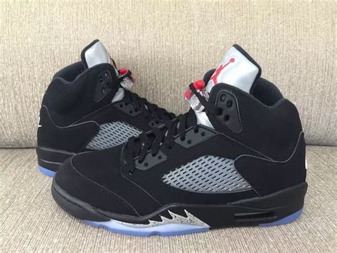 Nike Air Jordan 5 OG Black Metallic Silver 2016 - Sneaker Bar Detroit