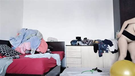 Amateur Wife Has Fun Trying On Clothes That She Cuts Amateur Wife Dances Naked Around The House