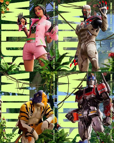 Fortnite Wilds Presenta A Optimus Prime Y Nuevos Personajes De La