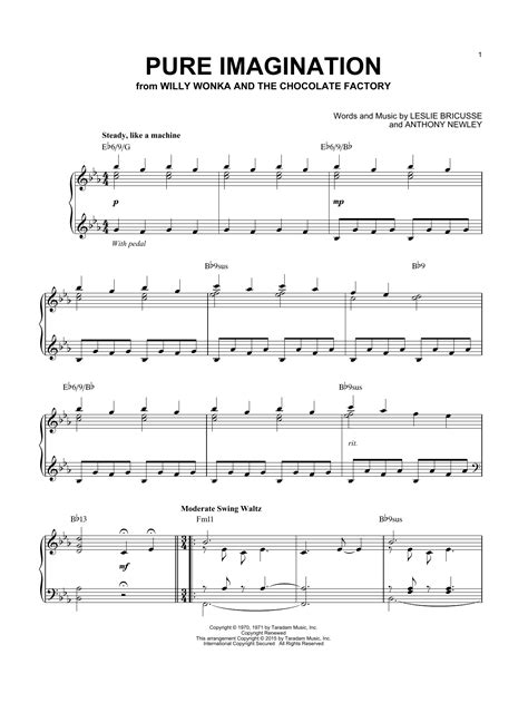 Pure Imagination | Sheet Music Direct