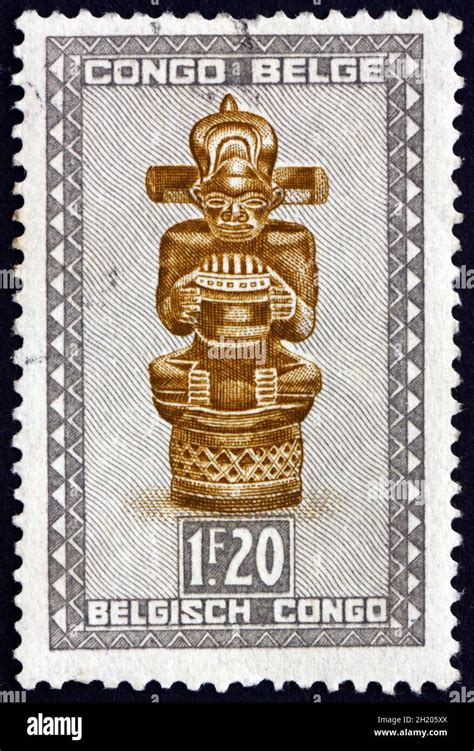 Belgian Congo Circa A Stamp Printed In Belgian Congo Shows