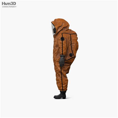 Nbc Hazmat Suit 3d Model Download Character On