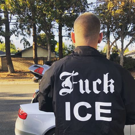 Men S Fuck Ice Black Jacket A2 Jackets