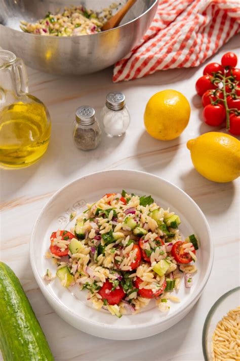 Lemon Orzo Salad Recipe Food Faith Fitness