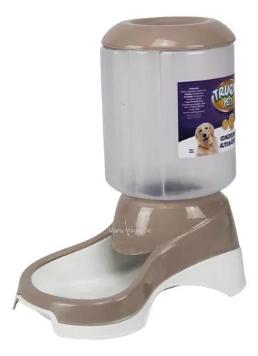 Comedouro Autom Tico Para C Es E Gatos Comedouro Kg Cor Nude