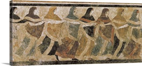 The Tomb Of The Dancing Women 1st Half 4th Bc Etruscan Art Fresco
