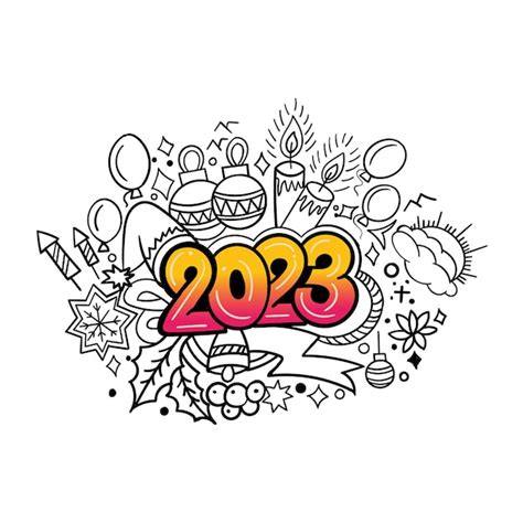 New Year Doodle Art 2023 Get New Year 2023 Update