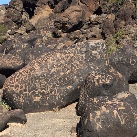 Painted Rock Petroglyph Site Gila Bend Ce Quil Faut Savoir Pour