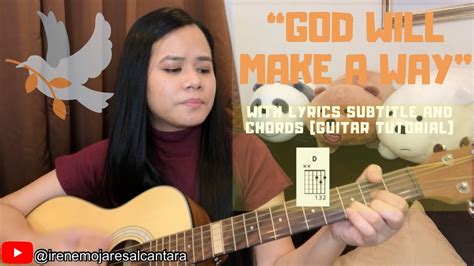 God Will Make A Way By Don Moen Acoustic Cover With Guitar Chords