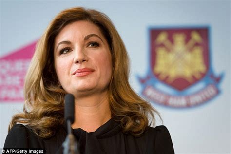 West Ham's Karren Brady awarded CBE by Prince William at Buckingham ...