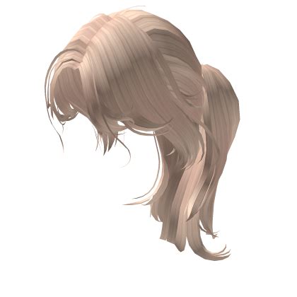 Soft Blonde Luxurious Gorgeous Ponytail Roblox