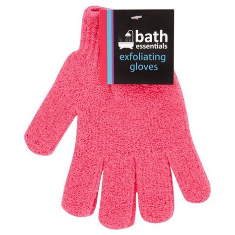Bath Essentials Exfoliating Gloves Pairs Agro Food Lebensmittel Gmbh