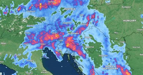 U Sloveniji Na Snazi Crveni Meteo Alarm Zbog Nevremena U Hrvatskoj Se