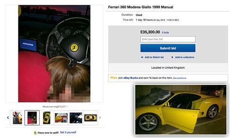 EBay Users Shocked After Used Ferrari Advert Appears To Show Woman Performing Sex Act Daily