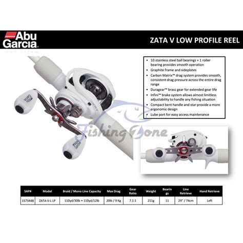 Jual Abu Garcia Zata V Baitcasting Reel Zata V Kanan Zata V L Kiri