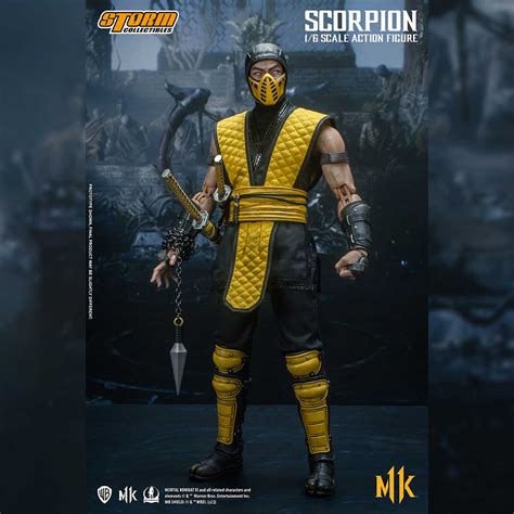 Mortal Kombat Ii Scorpion Sixth Scale Figure Comic Concepts