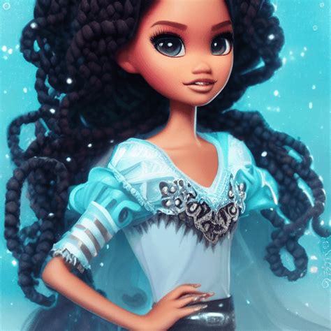 Intricately Rendered Latina Princess Creative Fabrica