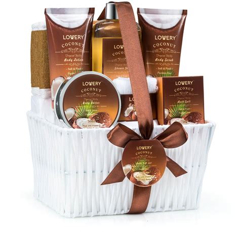 Coconut Scented | Home Spa and Body Gift Set | Lovery.com