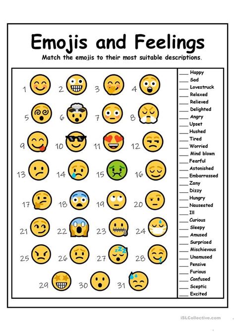 emotion emojis printable printable calendars   glance