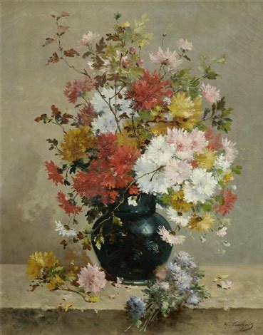 Blumenstillleben By Eug Ne Henri Cauchois On Artnet