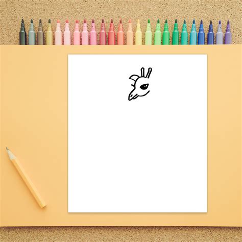 draw  giraffe  printable video