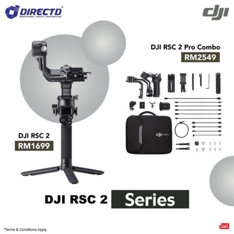 Dji Rsc 2 Pro Combo 最初の Directd Retail And Wholesale Sdn Bhd Online