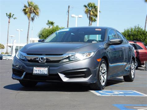 Certified Pre Owned 2016 Honda Civic Sedan LX 4dr Car In Signal Hill