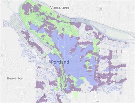 New map reveals important key to the future of Portland transportation ...