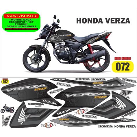 Jual Sticker Striping Honda Cb 150 Verza Decal Cb 150 Verza Variasi Cb