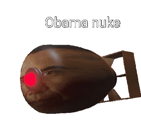 Obama Nuke Plus Sticker - Obama Nuke Plus - Discover & Share GIFs