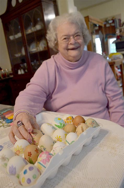 Sara Bowden Starts Early On Painted Eggs The Troy Messenger The