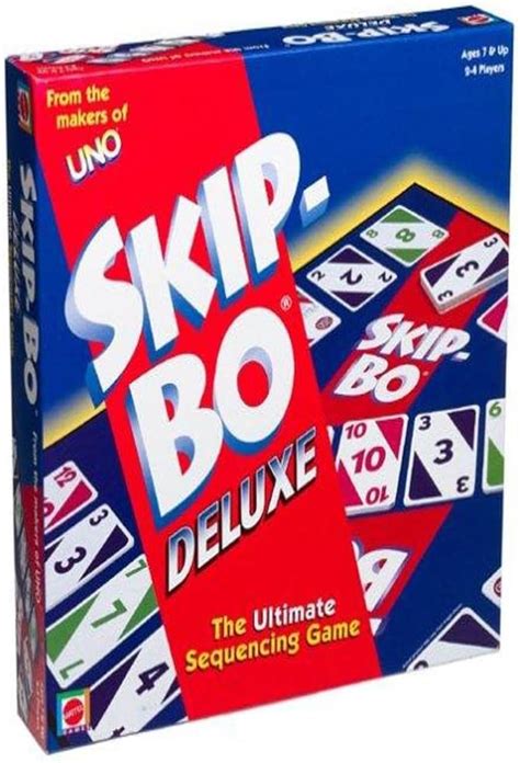 Skip Bo Deluxe Card Game By Mattel Amazon Mx Juguetes Y Juegos