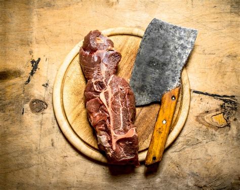 premium photo large piece  beef