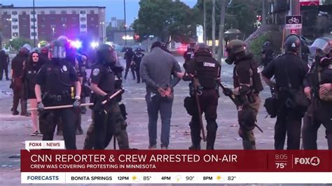 Cnn Reporter And Crew Taken Into Custody On Air In Minneapolis Youtube