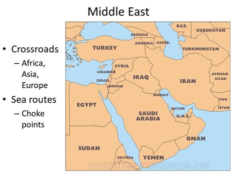 Middle East Choke Points Diagram Quizlet