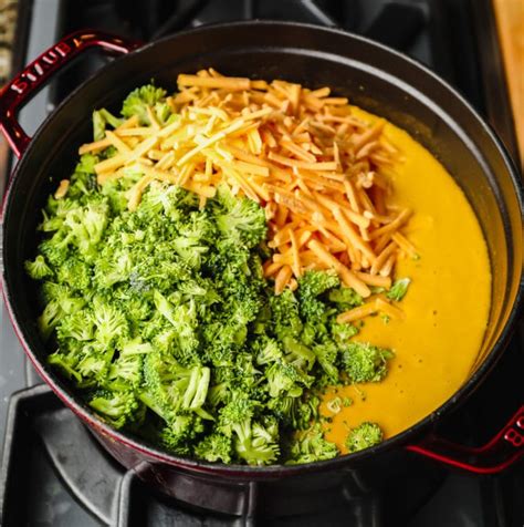 Vegan Broccoli Cheddar Soup Nora Cooks