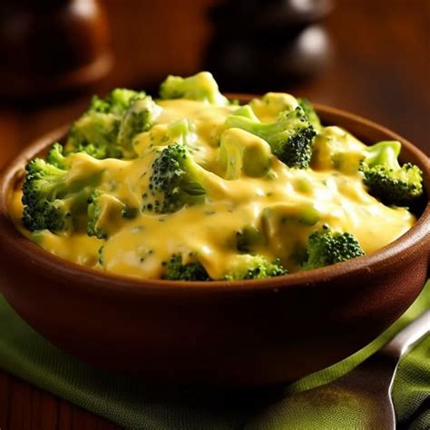 Broccoli With Cheesy Velveeta Sauce Recipe