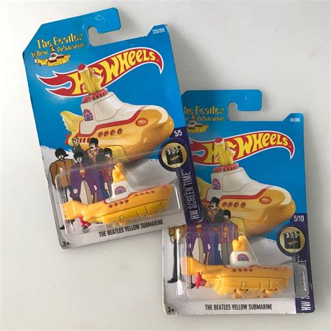 Hot Wheels Beatles X Hot Weels Yellow Submarine Limited Series Brand New Collector Only Toys
