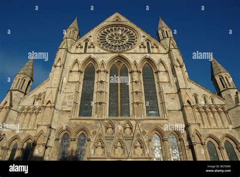 The South Transept York Minster York England Uk Stock Photo Alamy