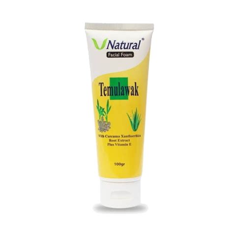 V Natural Facial Foam Temulawak G Kegunaan Efek Samping Dosis