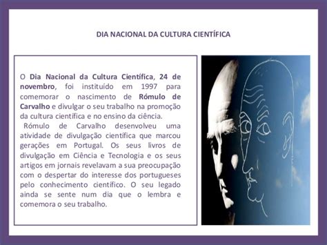 Dalva Day Dia Nacional Da Cultura Cient Fica