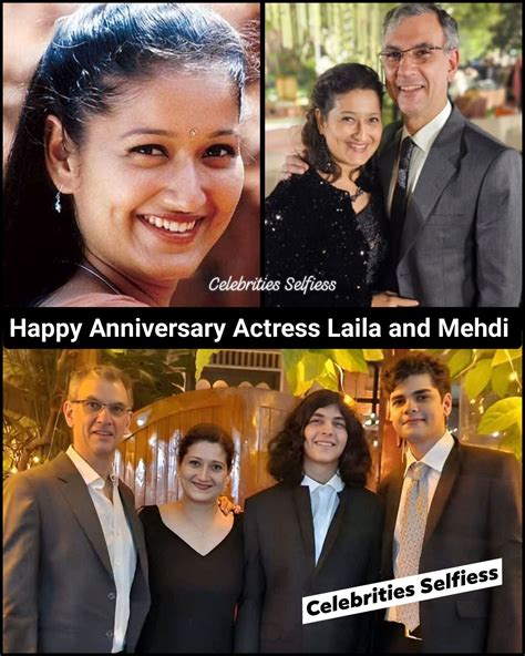 celebrities happy anniversary actress laila  business man mahdi