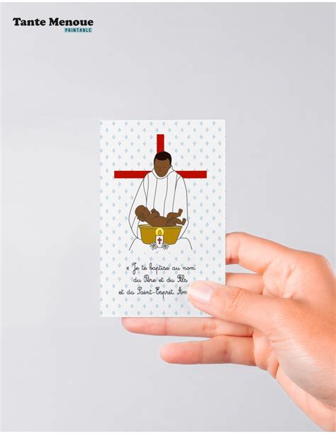 Cartes De Bapt Me Bapt Me Par Immersion Personnalisable Peau